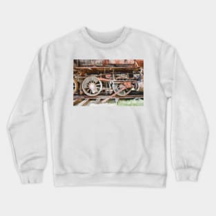 Rusting Train Wheels Crewneck Sweatshirt